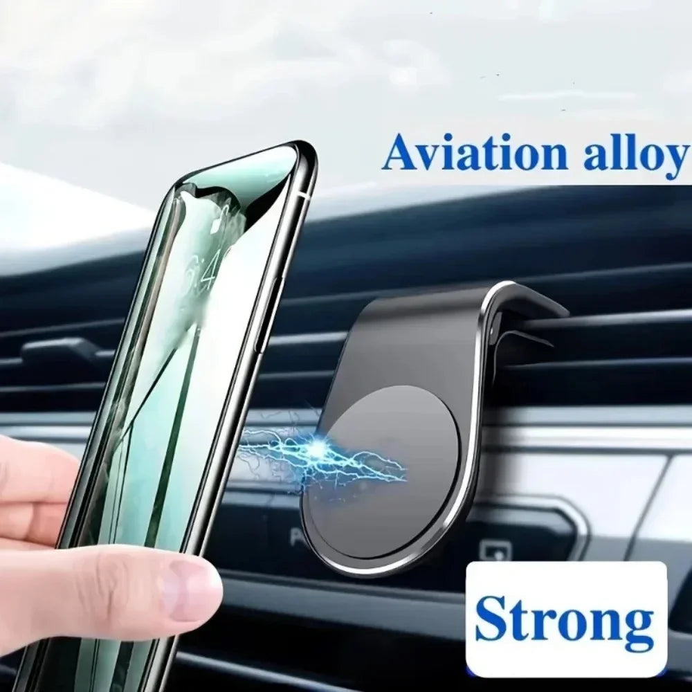 Portable Magnetic Car Phone Mount Air Vent Clip Bracket 360 Degree Rotation Navigation Holder for iPhone Samsung Xiaomi Huawei
