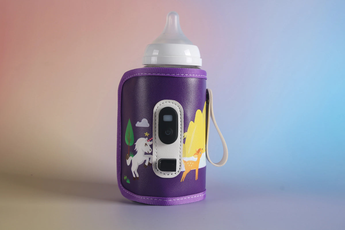 Bottle Insulation Cover, Breast Warmer, Baby Warmer, 5-Speed Temperature Control, Digital Display of Temperature