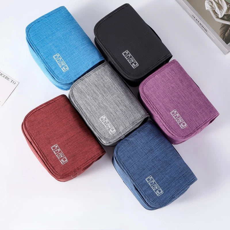 Travel Toiletries Bag for Women, Large Capacity Dry and Wet Separation, Hanging Toiletries Bag for Men, Toiletries Storage Bag