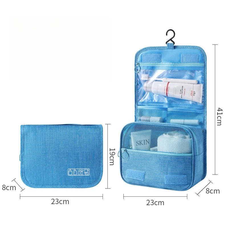 Travel Toiletries Bag for Women, Large Capacity Dry and Wet Separation, Hanging Toiletries Bag for Men, Toiletries Storage Bag