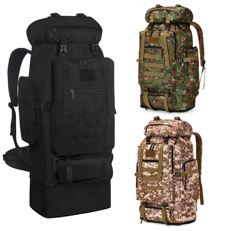 90L Hiking Daypack Backpack Expandable Waterproof Rucksack for Men Camping Outdoor Sport Traveling Large Capacity Sport