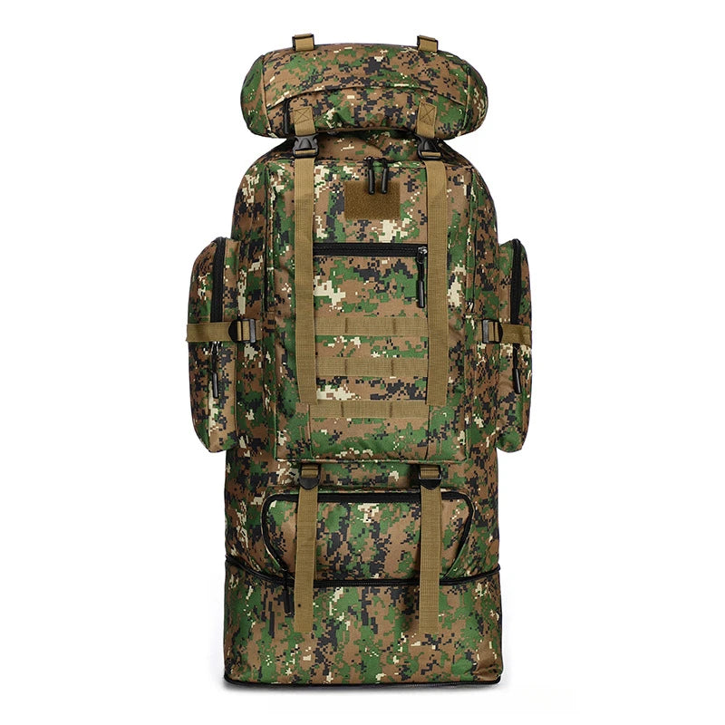 90L Hiking Daypack Backpack Expandable Waterproof Rucksack for Men Camping Outdoor Sport Traveling Large Capacity Sport