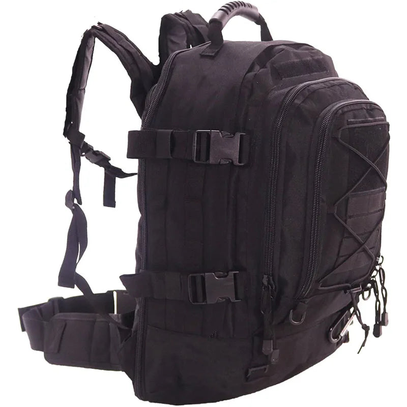60L Military Tactical Backpack – MOLLE Outdoor Hiking, Camping & Travel Rucksack