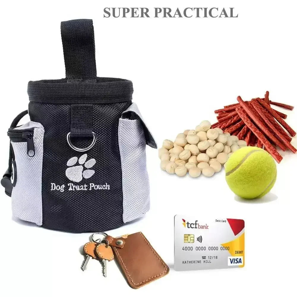 dog training pouch,waist pet treat bag,dog food storage pouch,outdoor walking puppy treat holder, pet snack bag, dog accessories