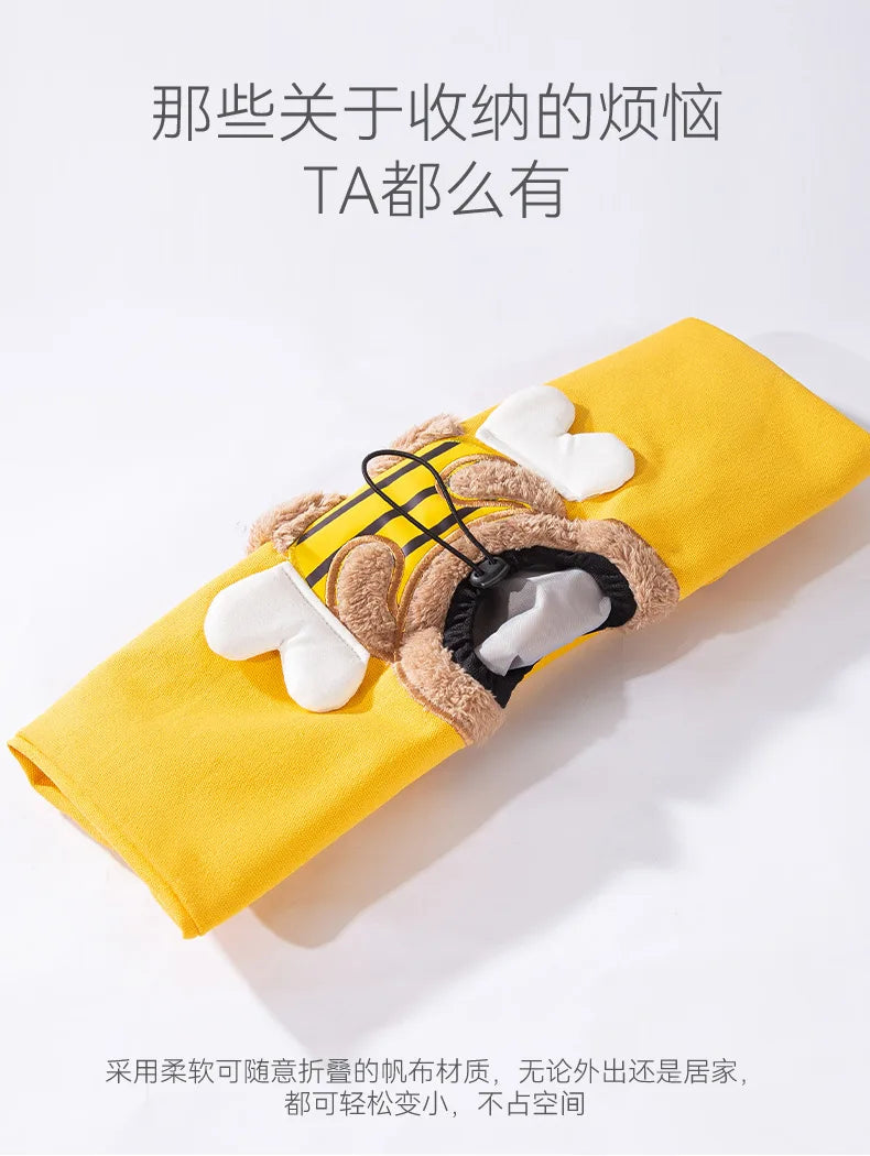 Pet Canvas travel Bag outdoor carrier Tote Bag for Cats and Dogs