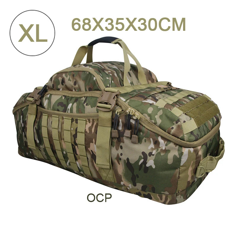 30L 45L 80L MOLLE Tactical Backpack – Large Capacity Hiking, Camping & Travel Bag